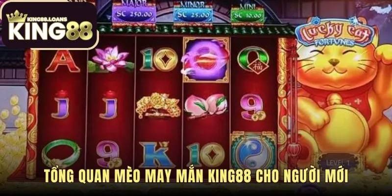 Giao diện tài lộc và nhịp chơi gọn của Mèo May Mắn King88 cho tân thủ